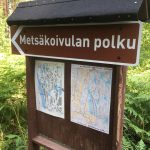 Metsäkoivula trail sign