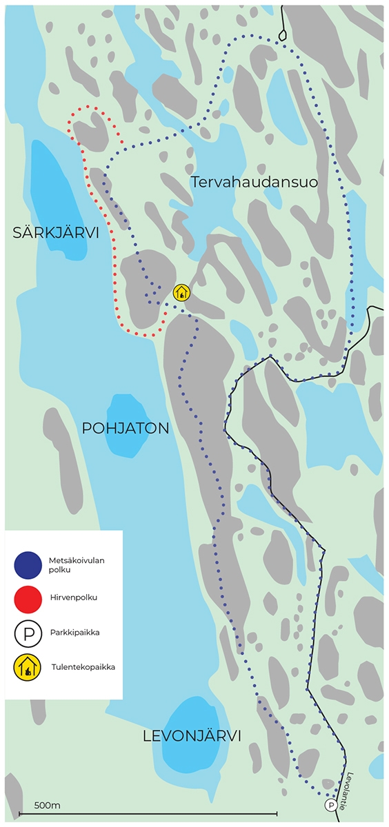 Metsäkoivula map