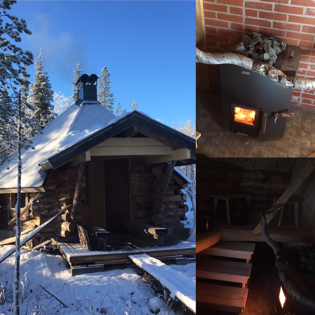 Sauna in the winter