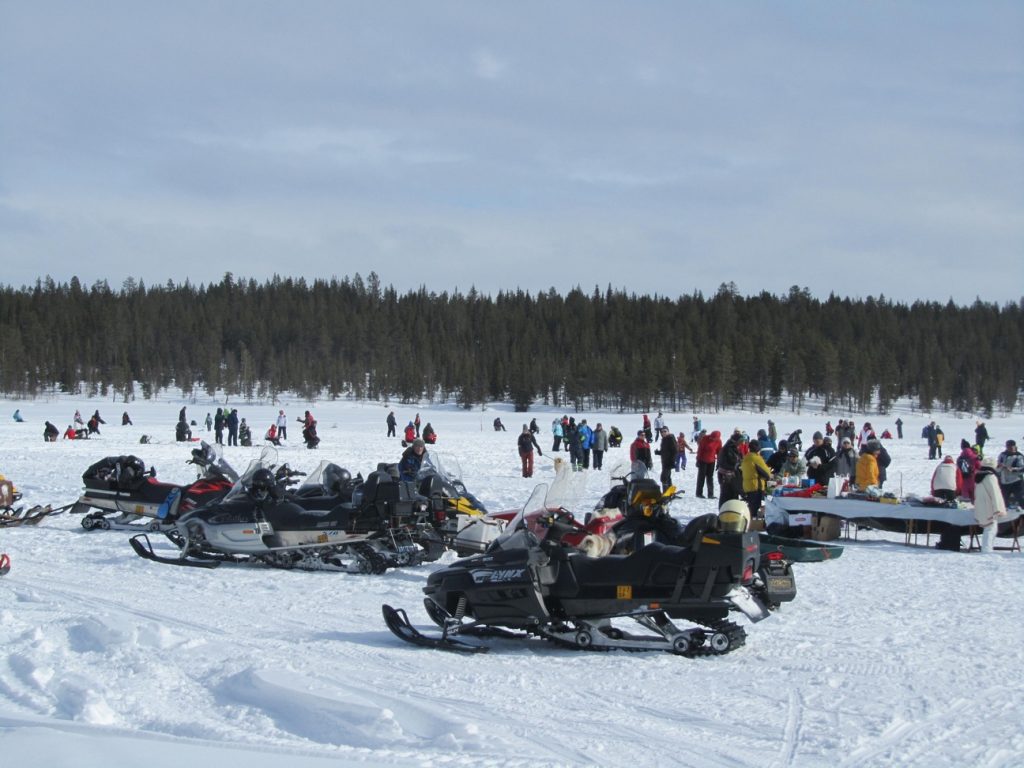 Ice fishing competition