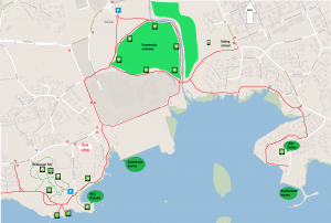 Suomenoja Espoo Rantaraitti Villa Rulludd map kartta