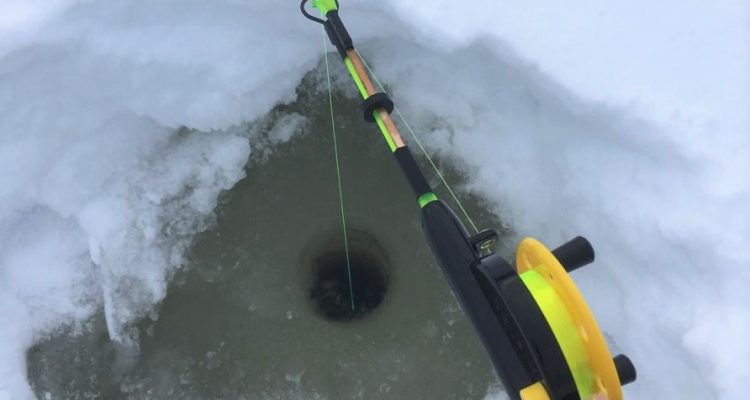 Ice fishing in Finland