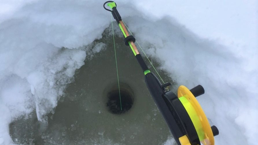 Ice-fishing in Finland