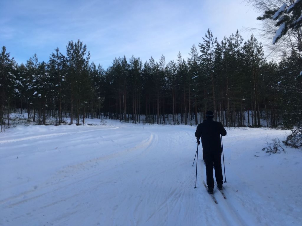 Cross country skiing in Lohja