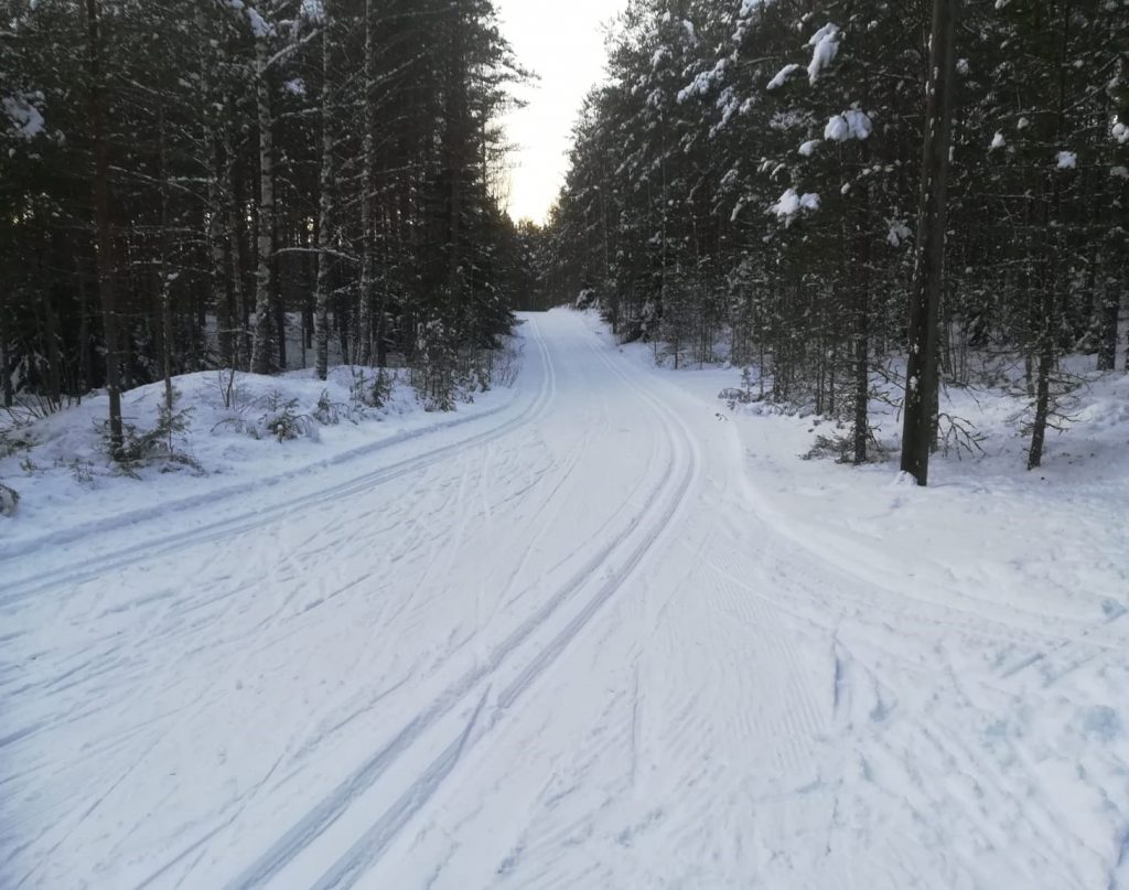 Cross country skiing in Lohja