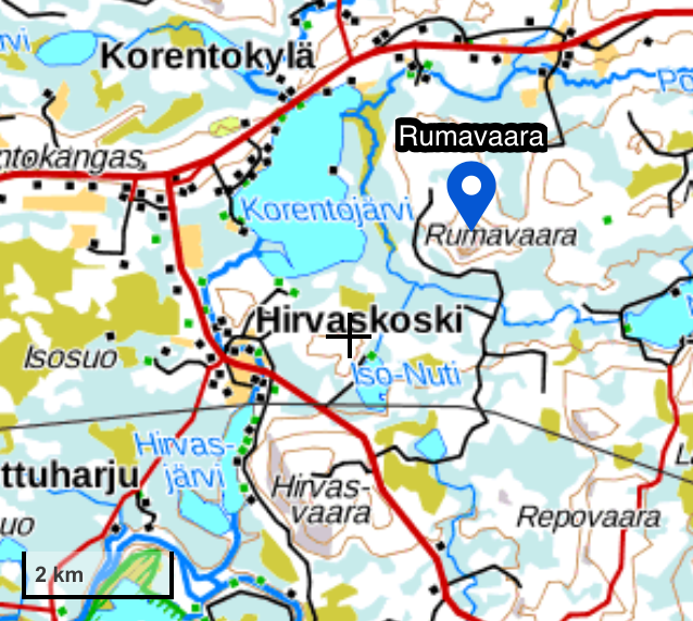 Rumavaara road map