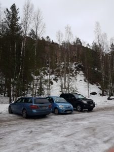 Cliffs North of the parking lot