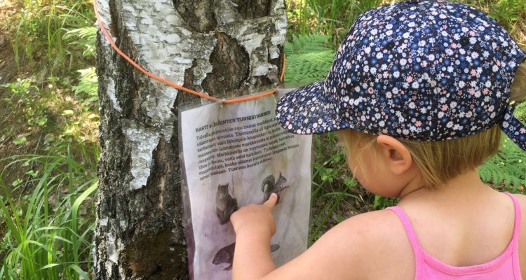 Child in the nature