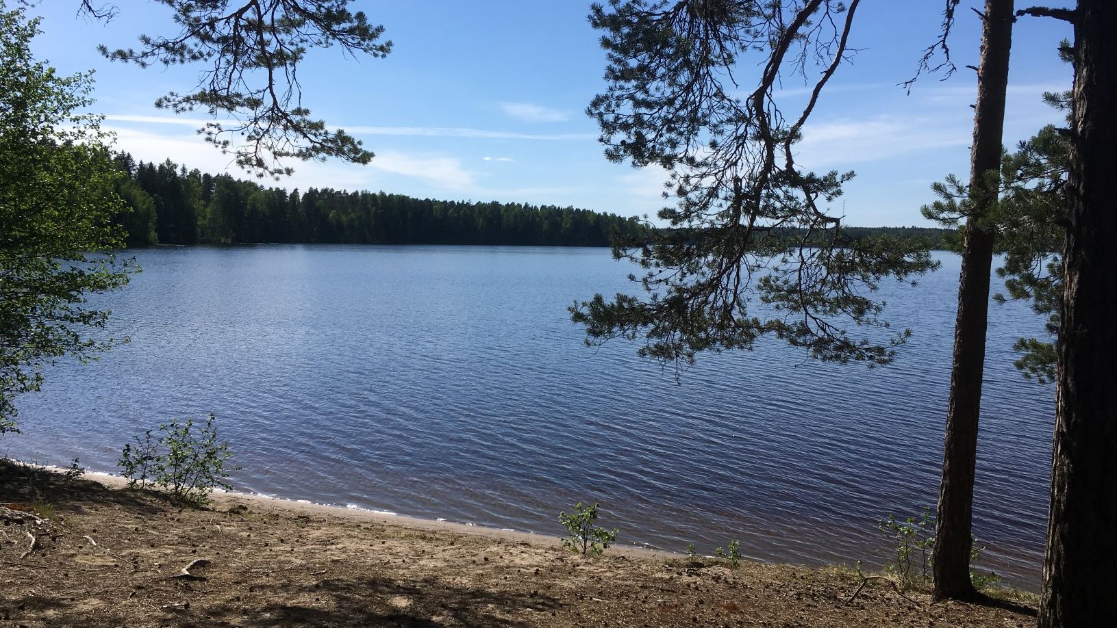 Ruostejärvi Lake in Tammela