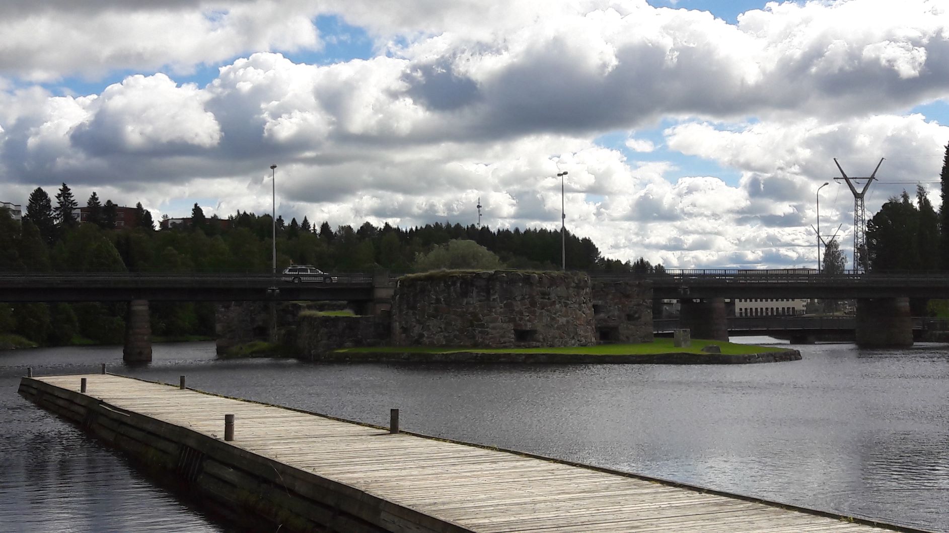 Kajaani castle ruins