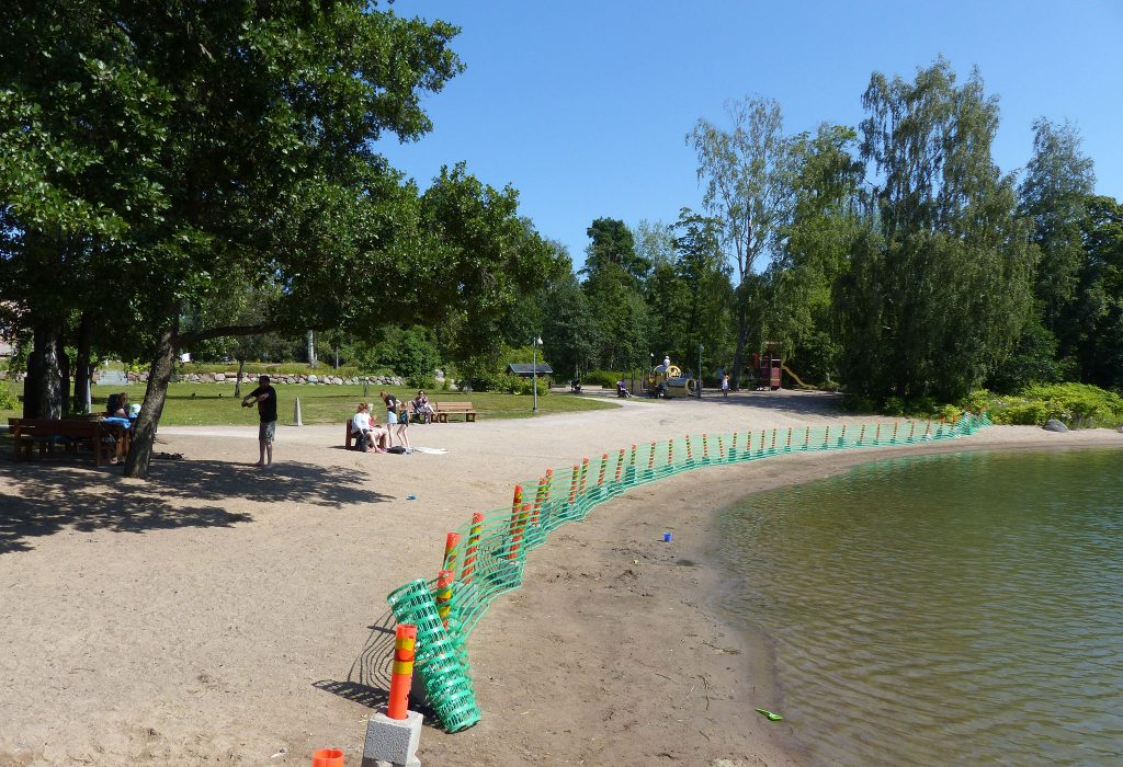 The Mustasaari beach