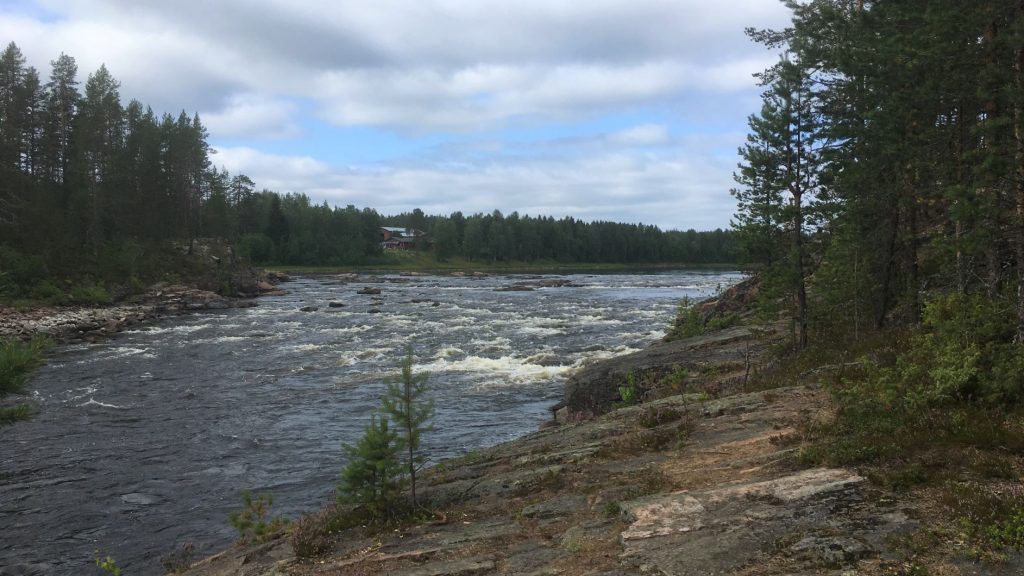 Molkoköngäs in Ounasjoki river