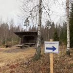 Suonkulmas lean-to shelter