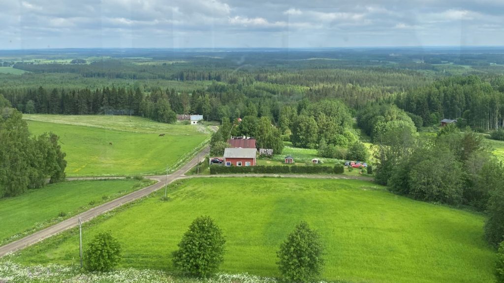 View from Suokonmäki tower Alajärvi