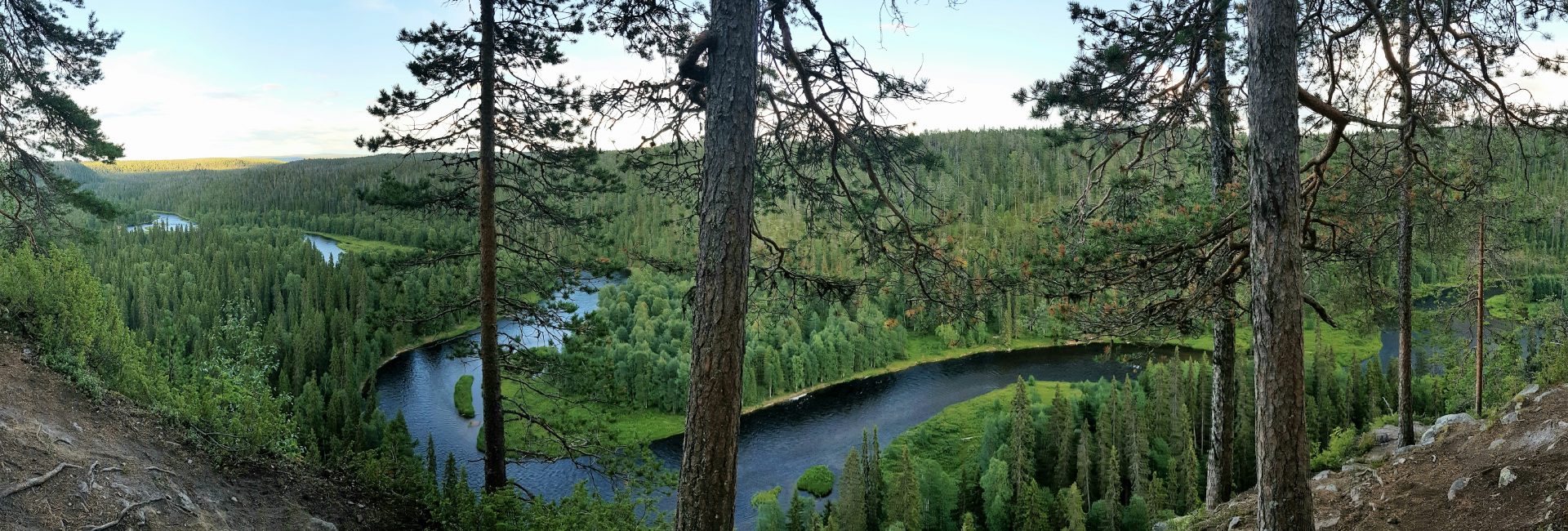 Incredible views over Oulanka National park and Pähkänänkallio