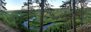 Incredible views over Oulanka National park and Pähkänänkallio