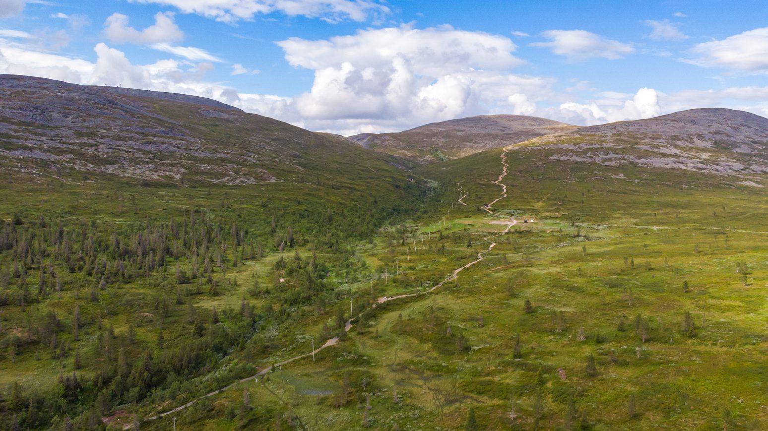 View toward Taivaskero