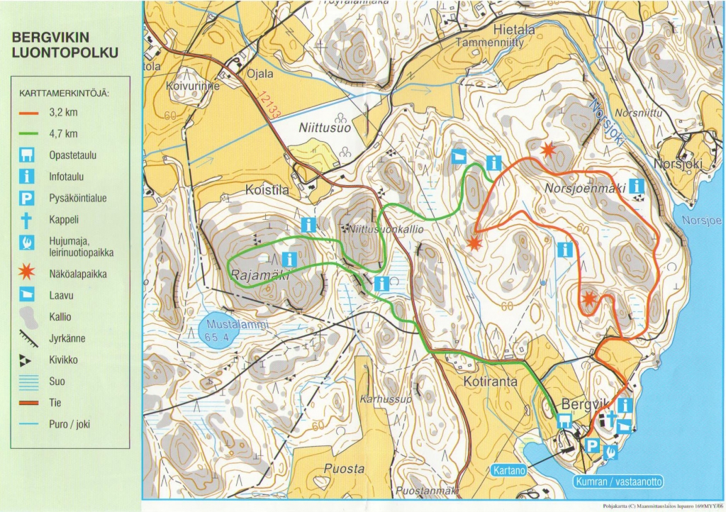 Bergvik map