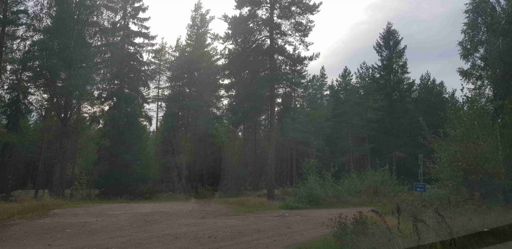 clearing near Korsvik rock church