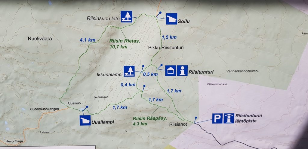 Riisitunturi map