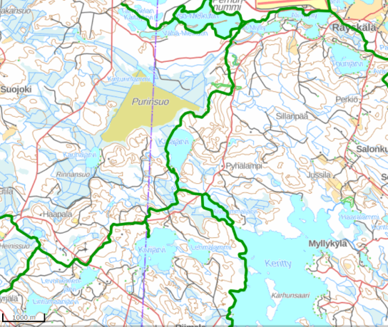 Kivisammaljärvi map 