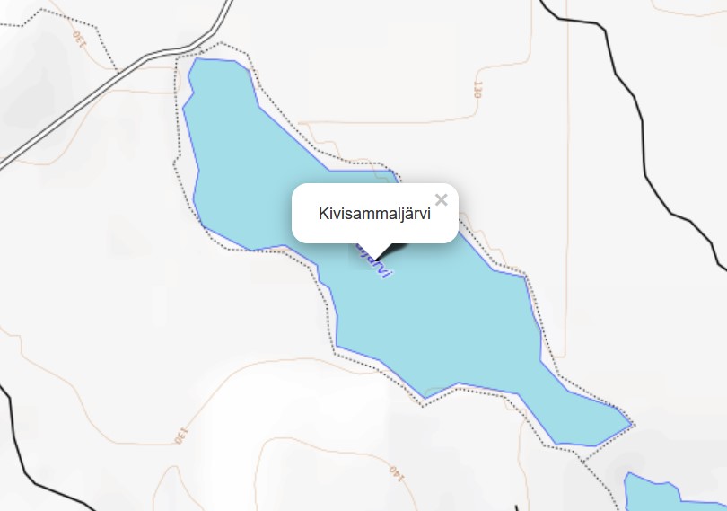 Kivisammaljärvi trail map