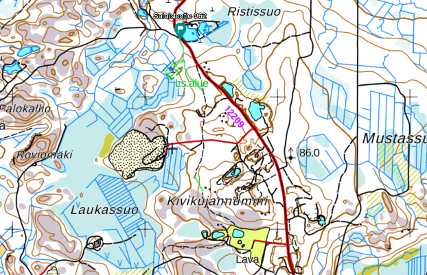 Salainen Uhrilähde map