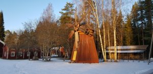 Törnävänsaari Seinäjoki tuulimylly historialliset rakennukset windmill historical buildings