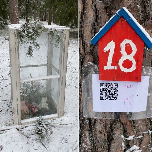 Christmas trail of Liesjärvi