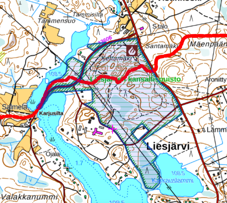 Kettumäki map