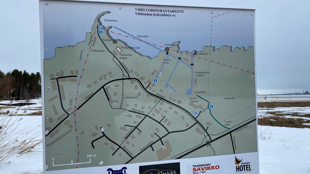 Vihiluoto trail map