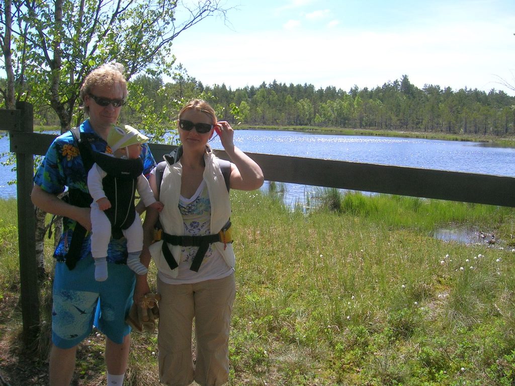 Paimio Hiking Trail is safe for small babies while carried