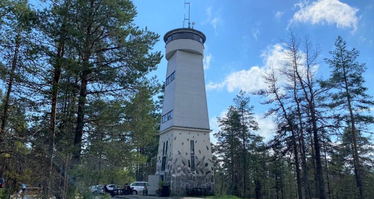 Savivuori observation tower at Viitasaari