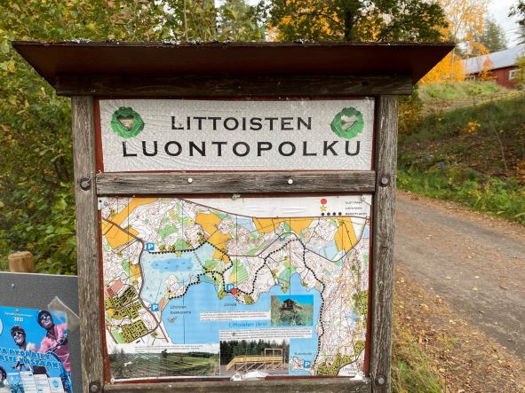 Littoinen nature trail map