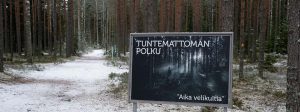 Trail of the Unknown soldier. Tuntemattoman sotilaan polku. Vaalimaa