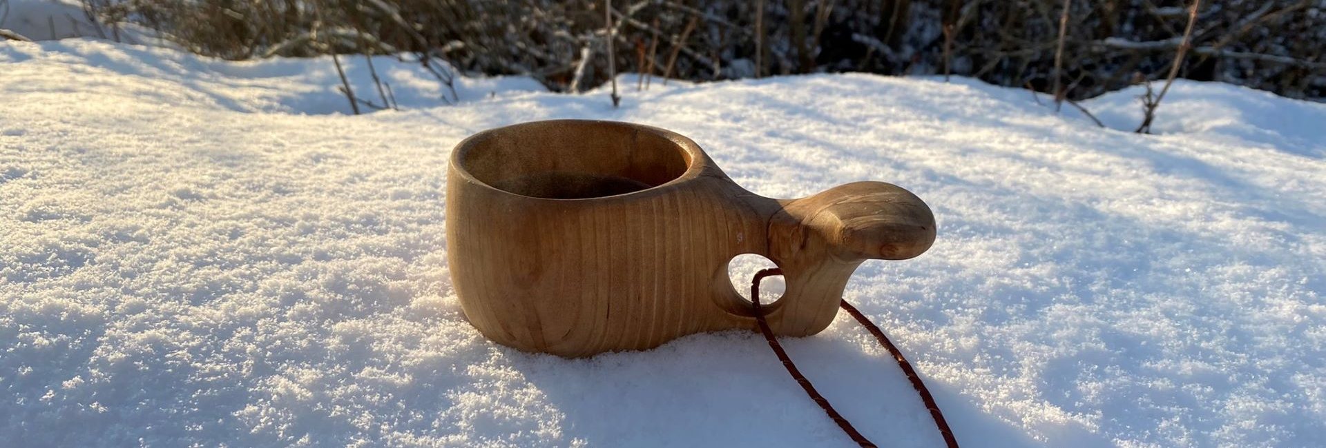 Finnish kuksa wooden cup