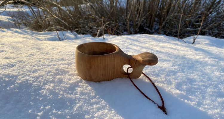 Finnish kuksa wooden cup