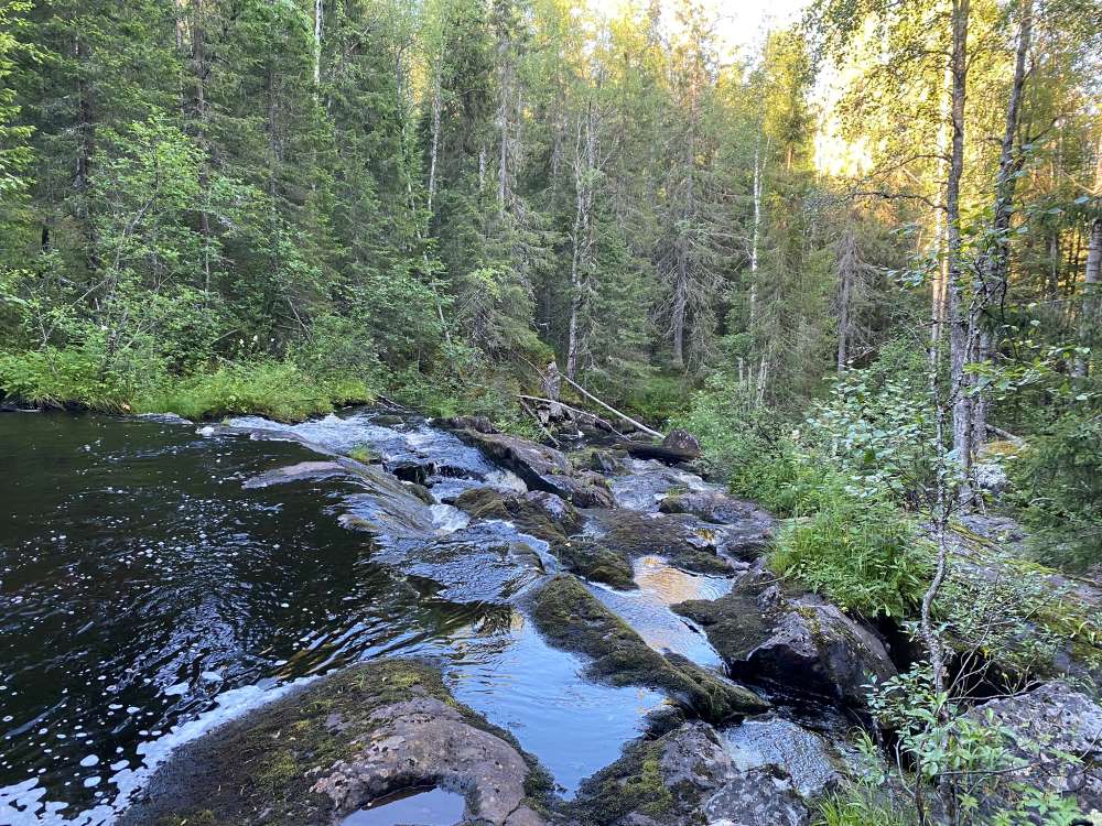 Lieje waterfall in Puolanka