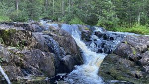 Lieje waterfall is Puolanka's best kept secret