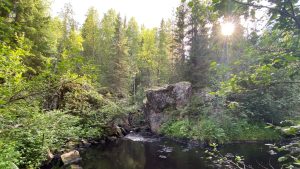 Hear the devil preach at thrilling Devil's church of Puolanka