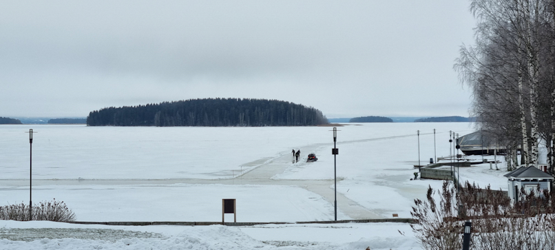 Lappajärvi tour skating in the winter